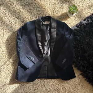Stylish H&M Boys' Blue Velvet Blazer
